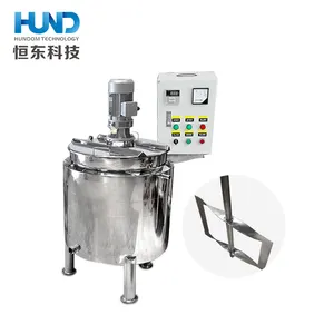 Stainless Steel Electric steam heating and Mixing Tank with agitator and wall scraper