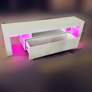<span class=keywords><strong>2025</strong></span> Sala Móveis Branco Melamina Moderna Madeira <span class=keywords><strong>Led</strong></span> Design Tabela Modelo Universal Gabinete <span class=keywords><strong>Tv</strong></span> <span class=keywords><strong>Stand</strong></span> Com Luz <span class=keywords><strong>LED</strong></span> - Product Image 2
