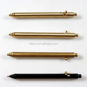 2017 European Professional Custom Mini Gun Ballpoint Pen Brass Pen