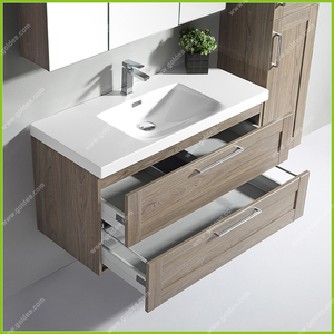 Chine Moderne En Gros Blanc Salle De Bains Armoires Avec Blum Handware - Product Image 4