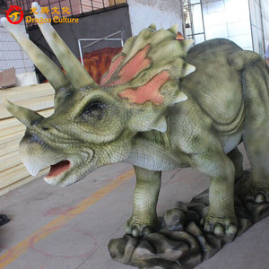 De tamaño natural animatronics dinosaurio Triceratops dinosaurio equipo animatronic para al aire libre - Product Image 2
