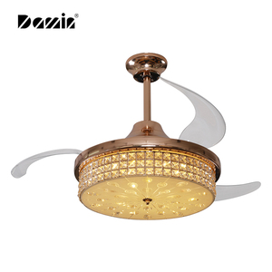 100% cuivre moteur 42 pouces télécommande cuntrol MENÉ décoratif <span class=keywords><strong>ventilateur</strong></span> de <span class=keywords><strong>plafond</strong></span> 3 pales en PC avec haut régime - Product Image 1