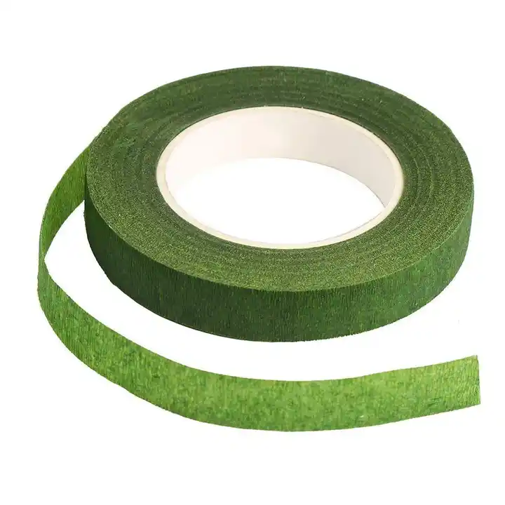 12 Pcs Floral Tape Florist Stem Wrap Green Tape For Bouquet Flowers And  Crafts Making