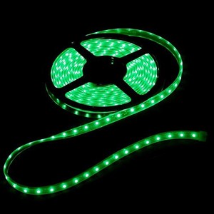 China manufacter muestra libre IP66 a prueba de agua verde 60 <span class=keywords><strong>Leds</strong></span> SMD3528 flex led strip light tape iluminación - Product Image 2