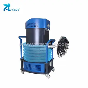 High density round air duct cleaning rotobrush machine for sale robotic