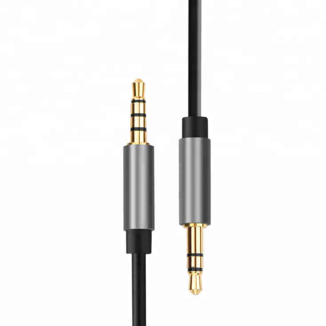 High Quality 1m Jack to Jack 3.5mm Stereo Aux Auxillary Audio Cable