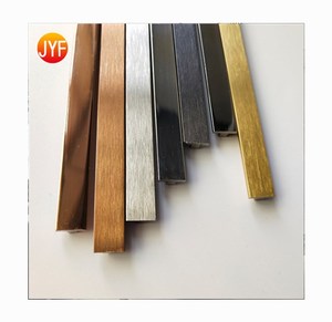 M43 Tùy Chỉnh Thép Không Gỉ Biên Giới Cạnh Gạch Kim Loại <span class=keywords><strong>Trim</strong></span> Cho Gạch Cài Đặt Đồng Góc <span class=keywords><strong>Trim</strong></span> - Product Image 1