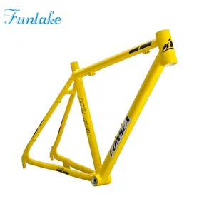 Neueste gelb straßen-fahrradrahmen set legierung #7005 racing frameset rennrad fahrradrahmen