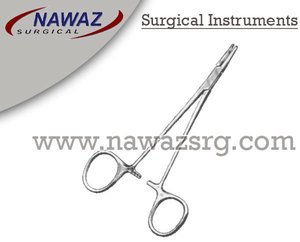 Porte-aiguille Helsey en acier inoxydable personnalisé Mâchoires lisses 13cm Instruments porte-aiguilles chirurgicaux de qualité supérieure - Product Image 2