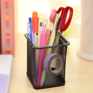 <span class=keywords><strong>Porte</strong></span>-<span class=keywords><strong>stylo</strong></span> carré <span class=keywords><strong>personnalisé</strong></span> en maille métallique, pour bureau, vente en gros, - Product Image 4