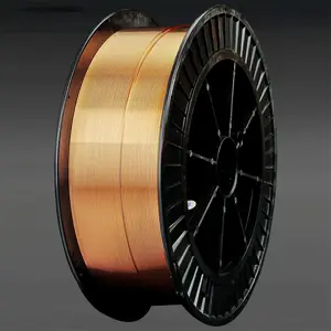 Filo per Saldatura MIG di Alta Qualità Personalizzabile in <span class=keywords><strong>Rame</strong></span>/Bronzo Silicio ERCuSi-A/CuSi3 Supporto OEM e ODM - Product Image 1