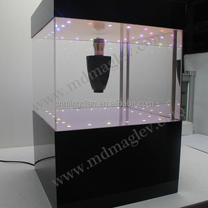 磁性浮动香水瓶展示架，led 发光促销香水瓶展示架 - Product Image 1