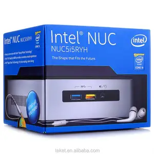 미니 PC 인텔 원래 NUC 키트 NUC5i5RYH i5-5250U 5 세대 인텔? 코어? i7 프로세서 및 인텔 아이리스 프로 그래픽