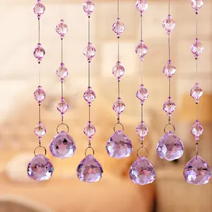 Kristallglas Vorhänge Perlen für hängende Party, hohe Qualität, Hochzeit Dekoration