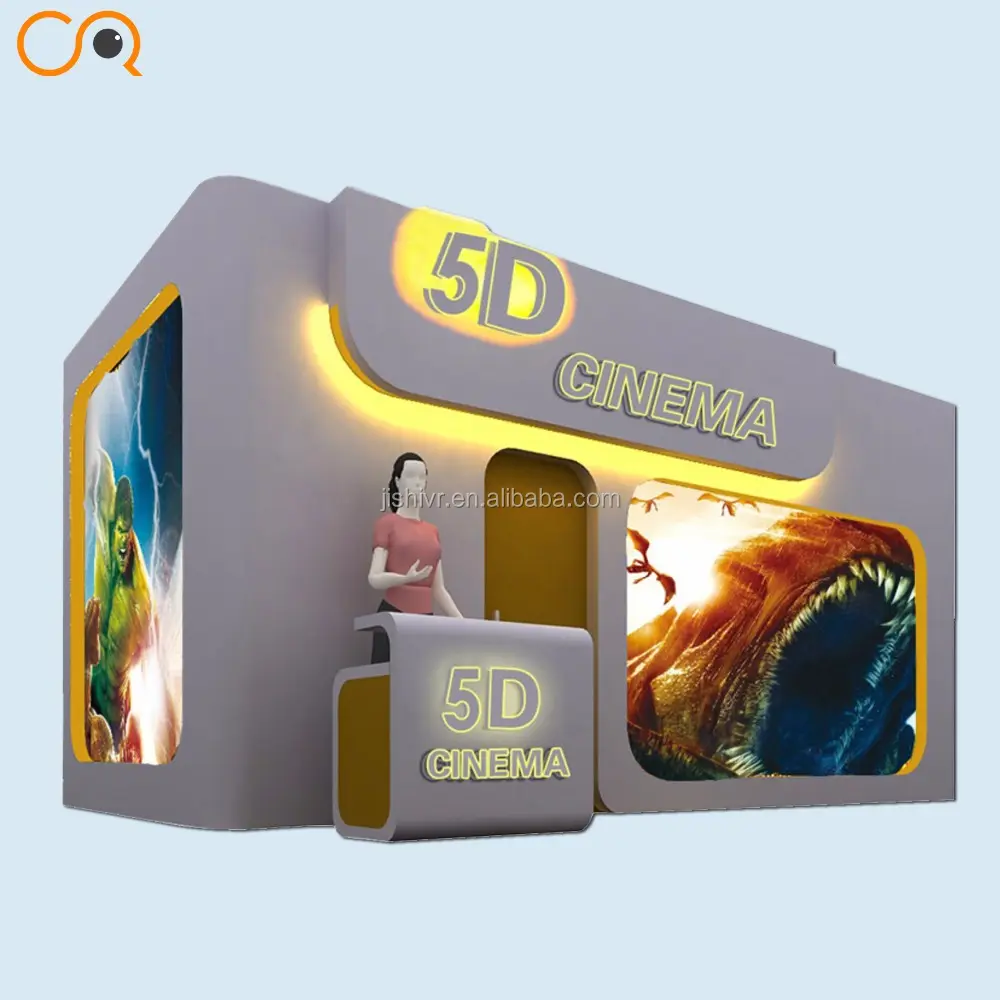 Sistema hidráulico de cine 5D 9d, simulador de movimiento de fábrica