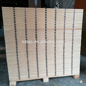 Estante de madera de alta calidad para exhibición en pared, mueble de madera con gancho - Product Image 4