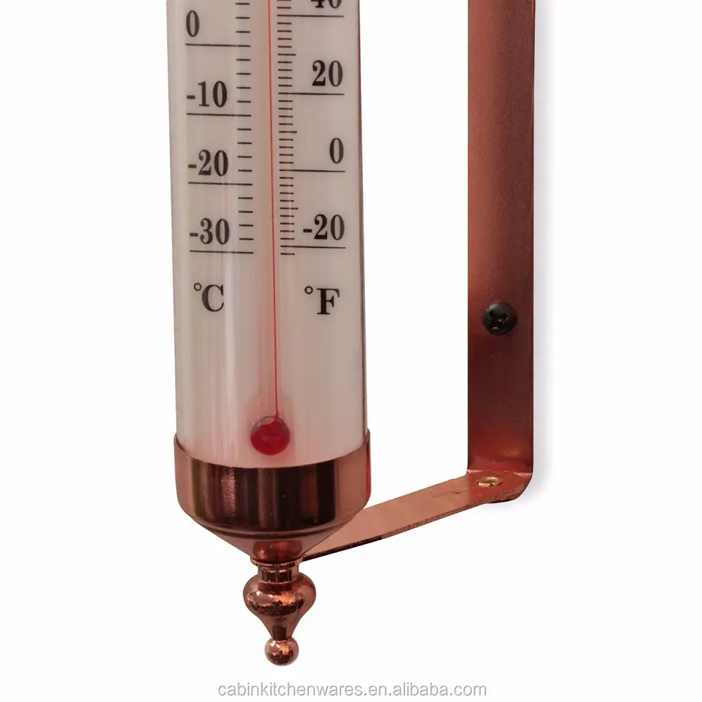 Латунный термометр для сада под старину с регулируемым углом