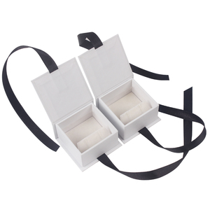 Fatti a mano di lusso eco-friendly di cartone scatola di gioielli all'ingrosso, logo personalizzato stampato contenitore di monili di carta, contenitore di monili di imballaggio - Product Image 4