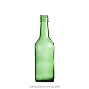 360 ml leere soju grün glas flasche für schnaps