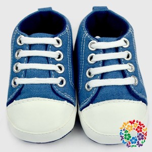 De niño del único bebé suave y zapatos de chica de Anti-slip algodón niño recién nacido Prewalker Alpargatas 0-12 m - Product Image 1