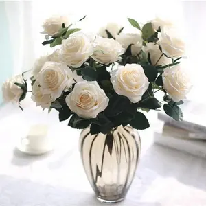 Factory direct te koop Bruiloft evenement decoratie kunstmatige rose bloemen