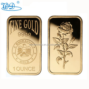 De Artes artesanía grabado premio una <span class=keywords><strong>onza</strong></span> troy puro de barra de plata esterlina de <span class=keywords><strong>oro</strong></span> para la colección - Product Image 4