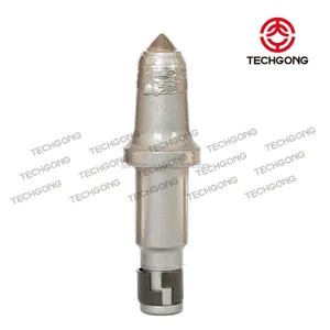 Conical Pick Tools Tungsten Carbide Tip Trench Foundation Piling Rig Auger Drilling Bullet Bits