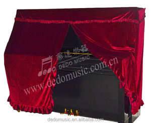 All'ingrosso della fabbrica Coperchio Piano di Copertura Fatta di Pleuche Lungo Pattern Completo/Merletto - Product Image 1