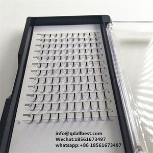 0.07mm 5D Premade Volume Cils Fans Cils Individuels 3D 4D 5D 6D 7D 8D Cils pré-attisé J B C D curl - Product Image 2