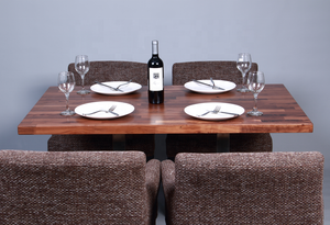 Bloque de carnicero de madera de nogal negro, americano, sólido, articulación de dedo, mesa superior - Product Image 3