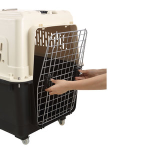 Vente chaude Chat Pet Air Cage En Plastique Aviation Sortie Portable <span class=keywords><strong>Transport</strong></span> <span class=keywords><strong>Chien</strong></span> <span class=keywords><strong>Avion</strong></span> Chat Air Cage Air Boîte Carton <span class=keywords><strong>Chien</strong></span> <span class=keywords><strong>Sac</strong></span> 10pcs - Product Image 6