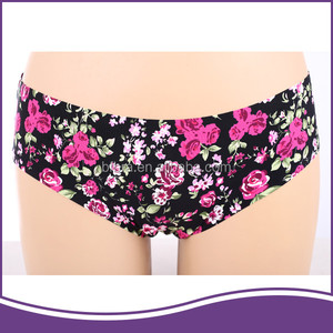 Fábrica proporciona últimas transpirable de colores impresa flor de la señora de nylon venta al por mayor panty - Product Image 1
