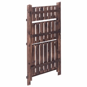 Scaffale per Vasi di Fiori a 3 Ripiani Pieghevole in Legno Espositore per Interni ed Esterni Giardino - Product Image 2