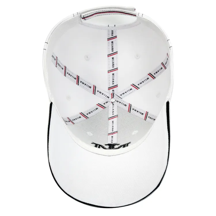 Golf Outdoor Weiß Sport Baseball Hut Kappe Benutzerdefinierte Billig Hohe Qualität Bestickt 6-panel Hut Unisex GEMEINSAME Erwachsene BILD