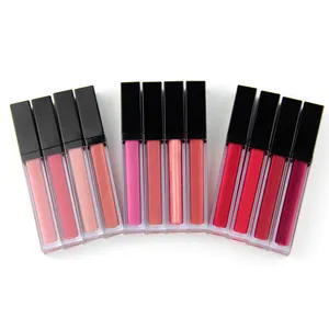 Penjualan Laris Makeup Tahan Air Lip Gloss Label Pribadi Lipstik Cair Matte Kosmetik Makeup