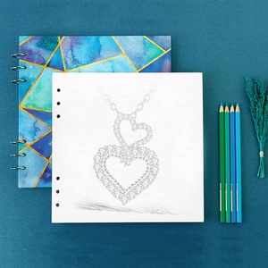 Monili delle donne 925 sterling silver piccolo semplice <span class=keywords><strong>coppia</strong></span> cuore di amore del pendente della <span class=keywords><strong>collana</strong></span> - Product Image 2