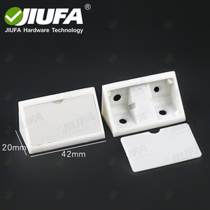 JIUFA Furniture Hardware <strong>Plastic</strong> <strong>Corner</strong> Connecter Angle Joint <strong>Bracket</strong> - Product Image 2