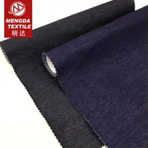 Twill Denim Jeans Indigo Geverfd Gebreide Denim Katoen Polyamide En Elastaan Stoffen