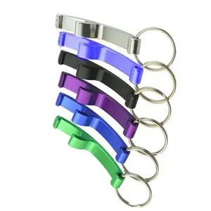 Hxy Custom Voorraad Arch Shape Groothandel Draagbare Aluminium Metalen Sleutelhanger Flesopener Sleutelhanger Sleutelhanger Flesopener Voor Gift