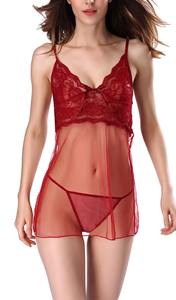 Ingrosso Camicie da Notte <span class=keywords><strong>Sexy</strong></span> per Ragazze Babydoll Trasparente Lingerie <span class=keywords><strong>Sexy</strong></span> per Donne - Product Image 2