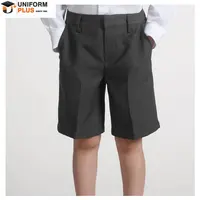 (High) 저 (school girls gray school uniform pants shorts