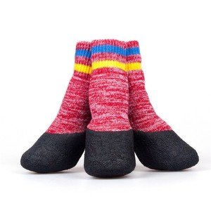 Chaussettes <span class=keywords><strong>pour</strong></span> animaux de compagnie, chaussettes antidérapantes, imperméables, <span class=keywords><strong>pour</strong></span> l'extérieur, grands chiens, nouvelle mode 2019 - Product Image 2