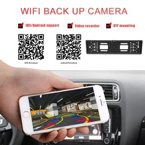 Caméra arrière starlight HD wifi pour voiture, <span class=keywords><strong>plaque</strong></span> d'<span class=keywords><strong>immatriculation</strong></span>, caméra arrière pour Parking, Vision nocturne, 170 degrés - Product Image 4
