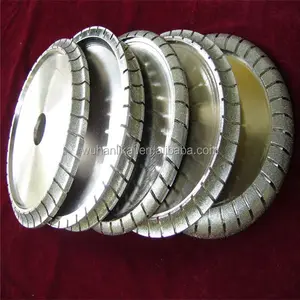 Stone Profile Wheel Round Groove Wet /dry Electroplated Diamond Stone Edge Profiling Wheel For Marbla And Granite