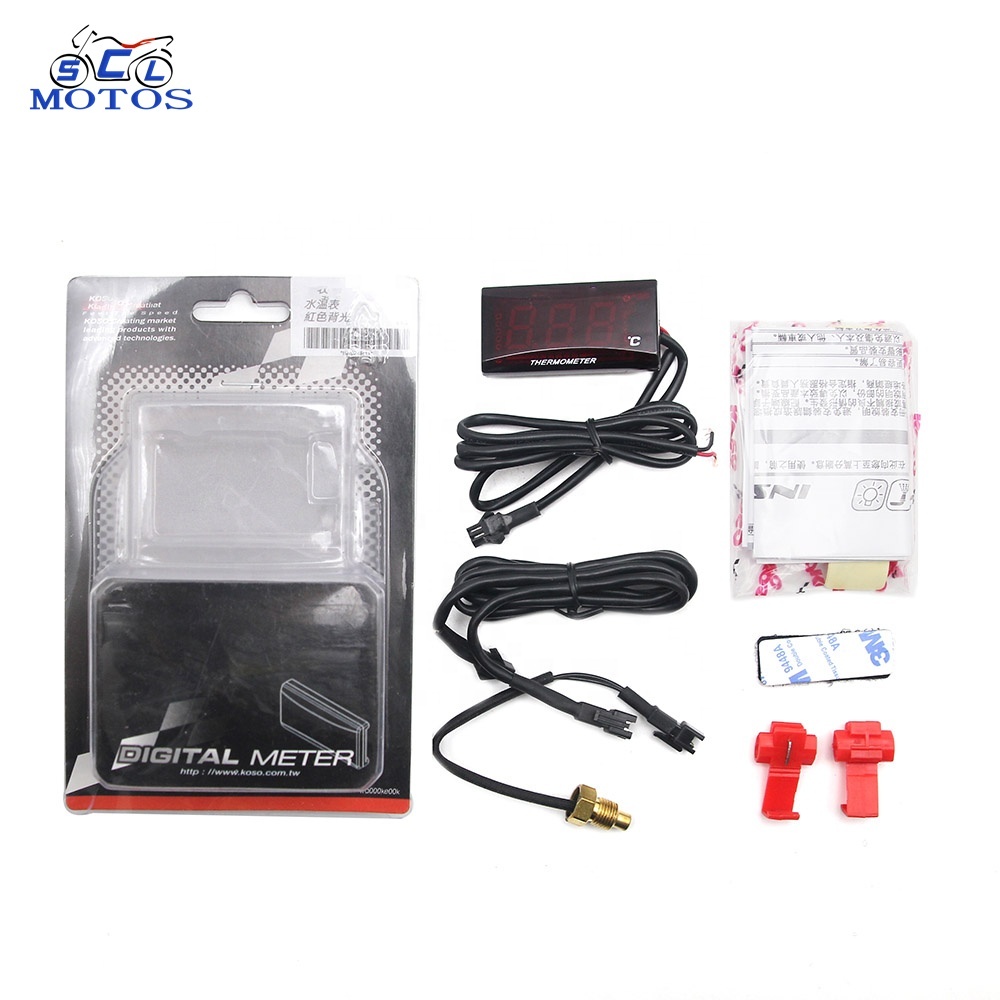 Motorcycle Digital Thermometer For Temperature Digital Display Gauge