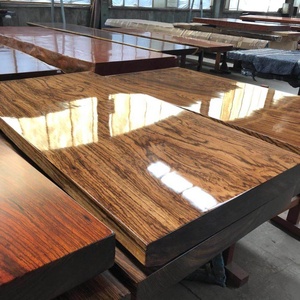 Slab Wood Table Factory Wholesale African Zebra Wood Slab Solid Wood Dining Table Top Dining Room Furniture And Bar Counter Top Custom Order