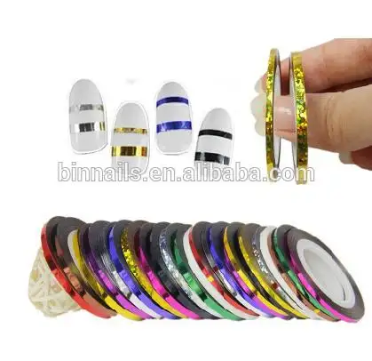 Cosmetic Nail Art Tape Eco-friendly Nail Striping Tape