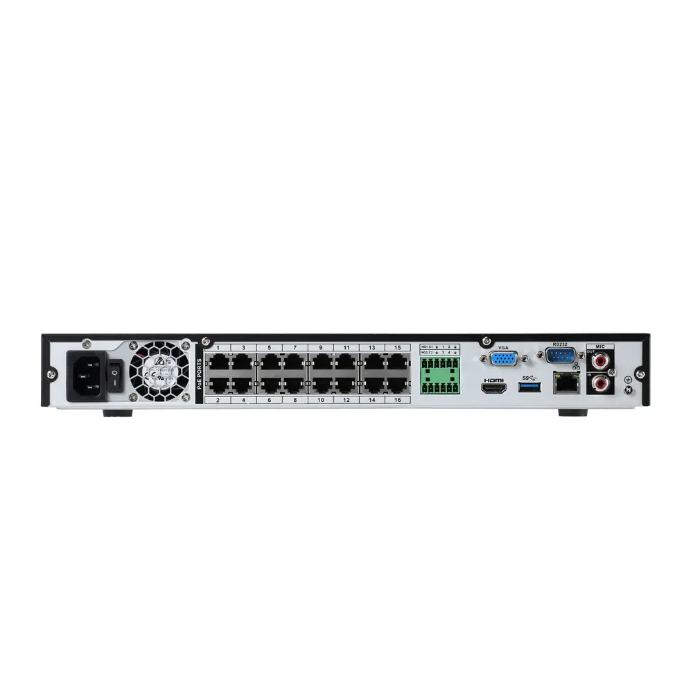 NVR4216-16P-4KS2 16 kanal PoE 16 Port ağ Video kaydedici 4K NVR NVR4216-16P-4KS2/L