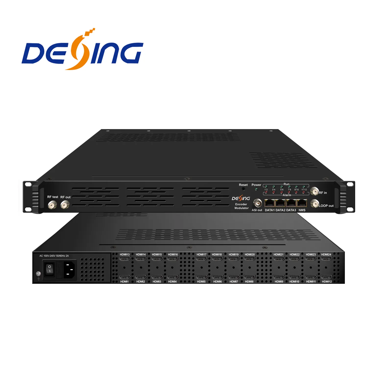 Dexin NDS3544I 24 مدخل اتش دي ام اي HDMI h.264 معدّل جهاز تشفير