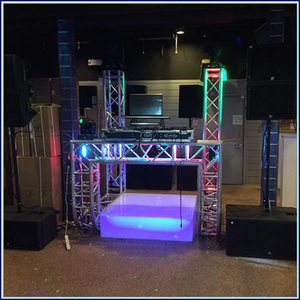 Cabina de DJ de Aluminio en Venta, Soporte de Cabina de DJ de Aleación de Aluminio, Portátil - Product Image 1